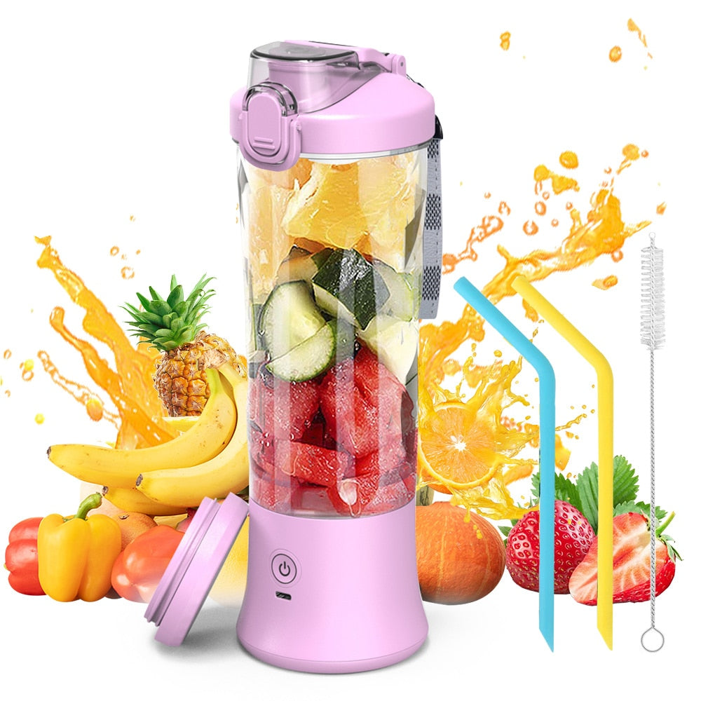 Portable Mini Electric Juicer USB Charging Fruit Orange Lemo