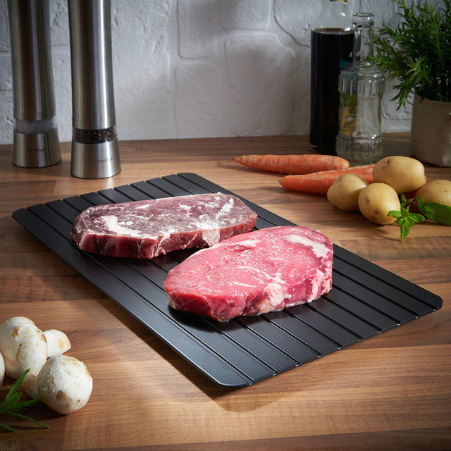 Fast Defrosting Tray Thaw Frozen Food Meat Fruit Quick Defrosting Plate Board Defrost Kitchen Gadget Tool